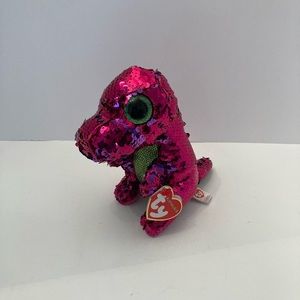 Ty flippable Stompy T-rex New with tags